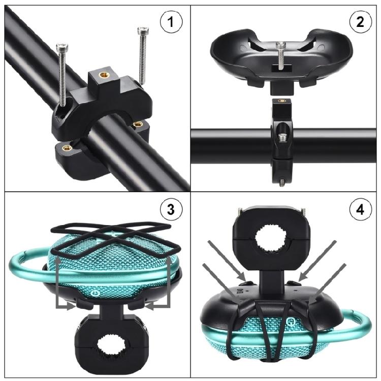 Speaker Holder for CLIP5 CLIP4 Handlebar Mount Speaker Stand Wireless Speaker Bracket with Wrench for Outdoor Biking