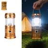 Solar Camping Lantern Lightweight Waterproof USB Rechargeable LED Light Ultra Bright Outdoor Hiking Tent Hanging Emergency Lamp