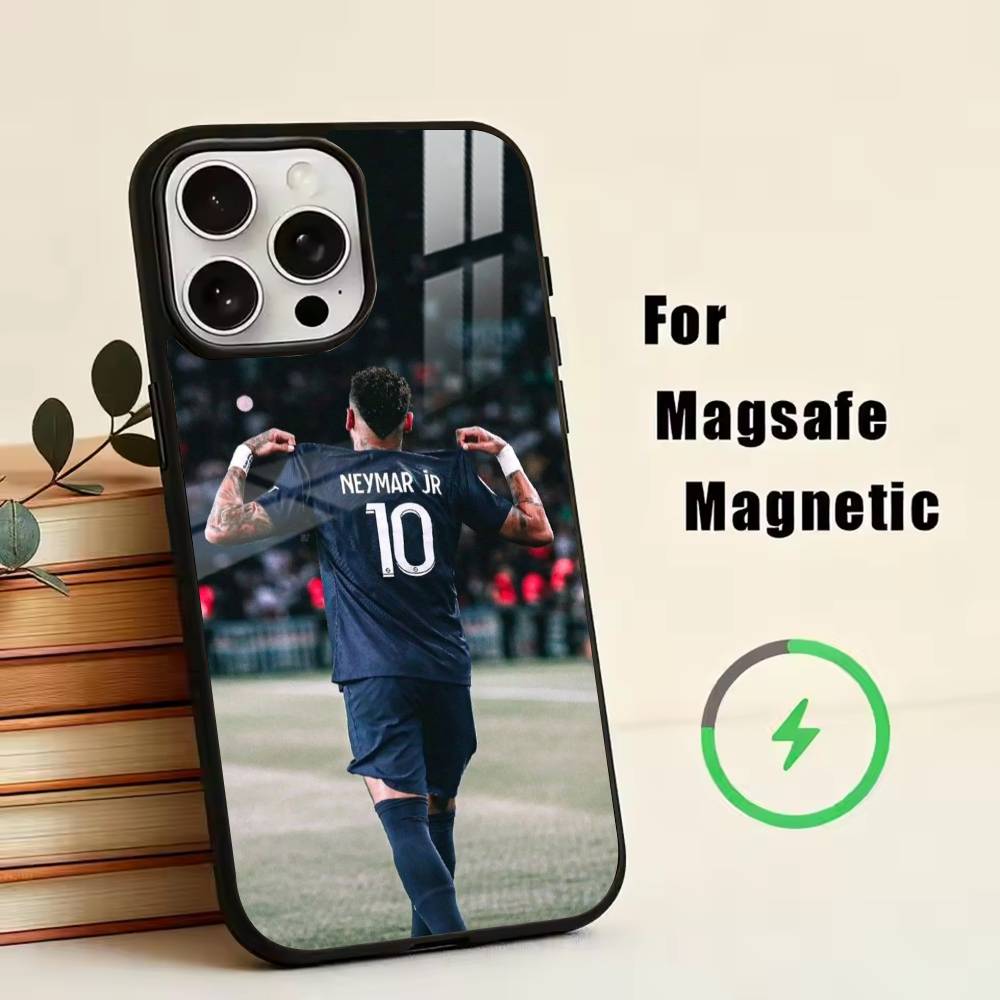 F-Football N-NeYmAr 10 Handyhülle Für iPhone17,16,15,14,13,12,11 Plus,Pro Magnetisch mit Magsafe Kabelloses Laden