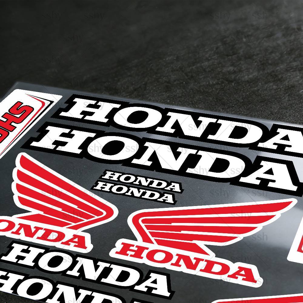 For HONDA Stickers Moto Sticker Auto Body Bumper Windows Motorcycle Laptop Walls Vinyl Decal Car Tuning Accessories4RE