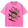 Naruto Girl T Shirt Summer American Retro Cotton Soft T Shirts Breathable Vigor T-Shirt O-Neck Tops