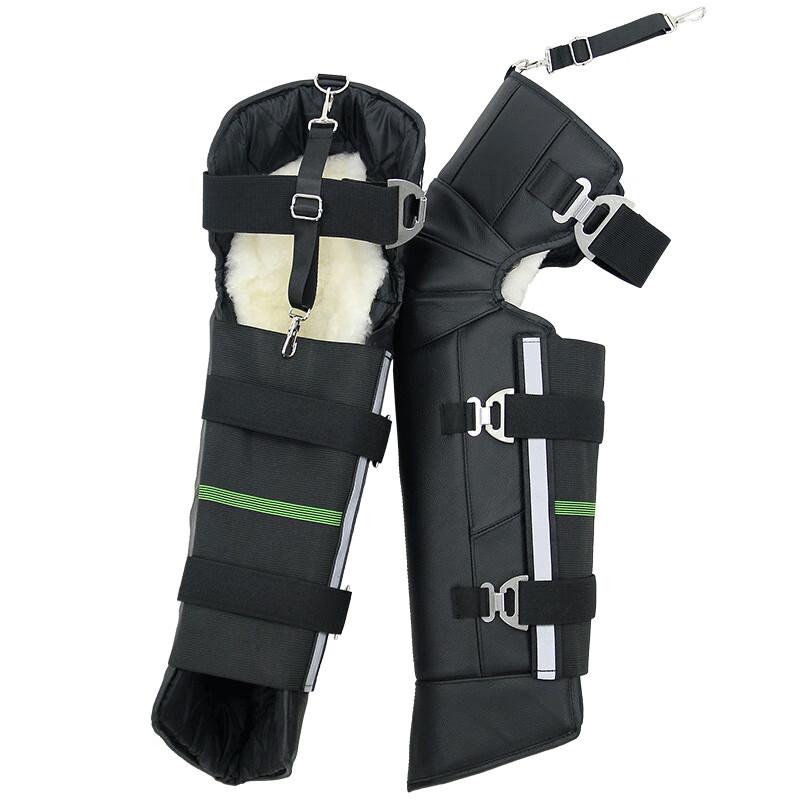 Kuzhe Cowhide & Wool Motorcycle Winter Knee Pads