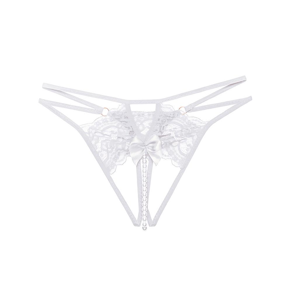 Verführerischer Leyin Open-Crotch Spitzen-String: Mühelose Anziehungskraft mit abnehmbarem Komfort