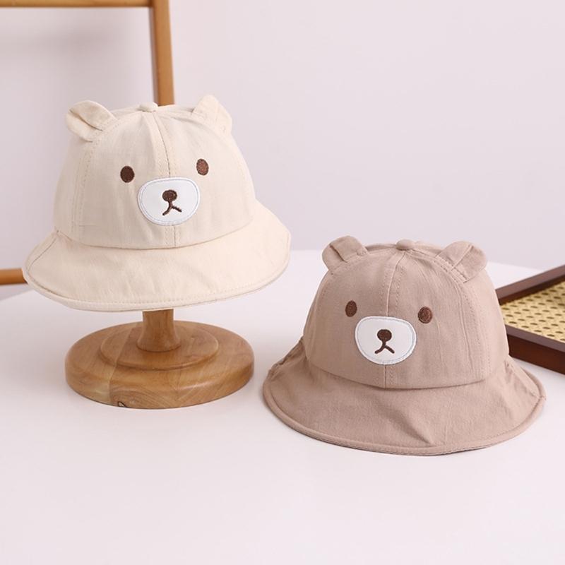 Baby Fisherman Hat Wide Brimmed Bucket Hat for Toddler Girls Boys Sun-proof Infant Sun Hat Floppy Caps Baby Accessories