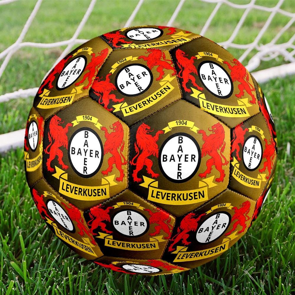 Leverkusen Germany  Indoor Soccer Ball Colorful All Ages Machine Stitched PVC Competition Ready Durable High-Bounce SIZE 5 Football.