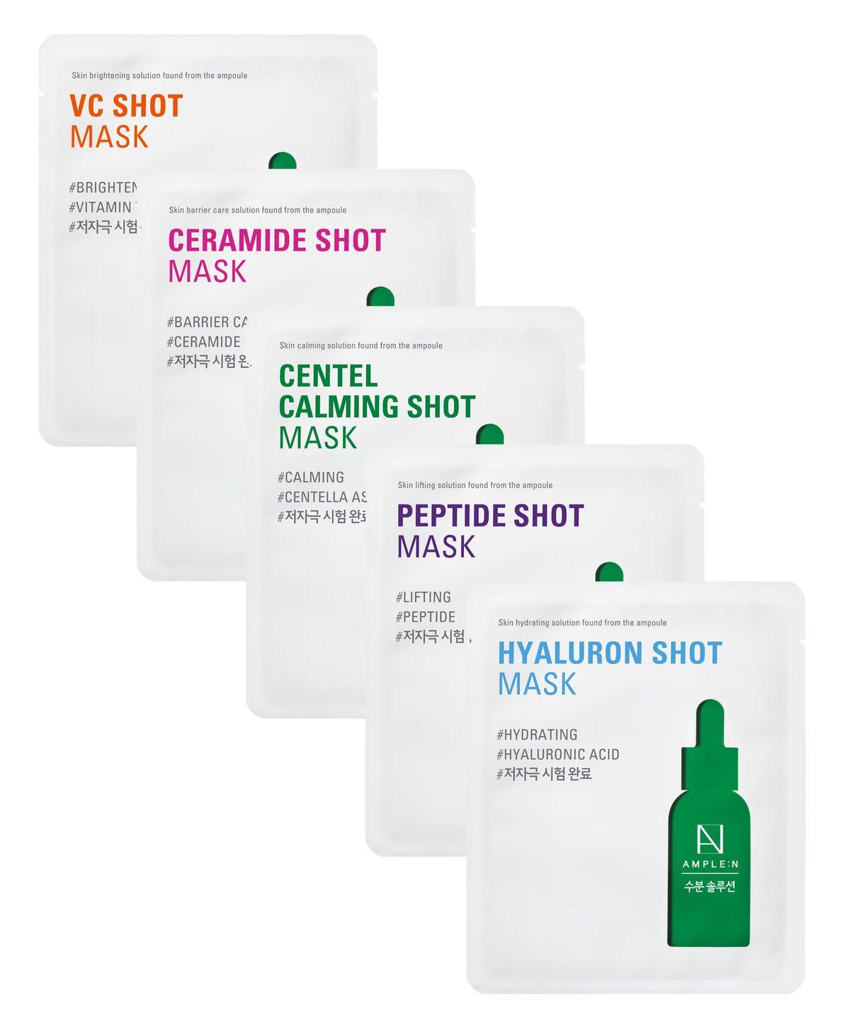 5 types of mask packs (5 sheets)