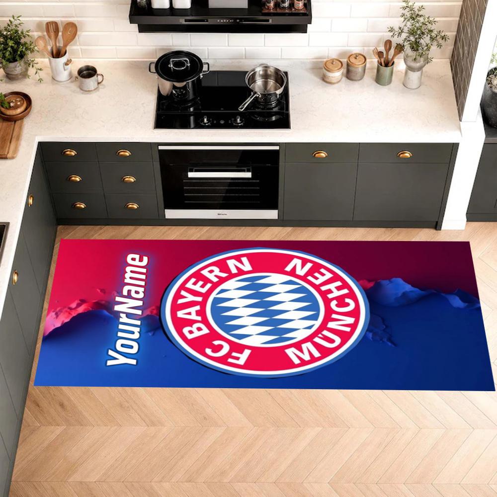 Bayern Munich Customize Your Name Kitchen Rug Runner Rug Laundry Mat Hallway Entryway The Best Gift Choice