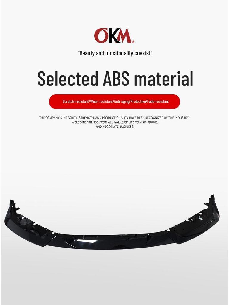 BMW M2 G87 Black Warrior Front Lip Splitter Kit (2022-2025)