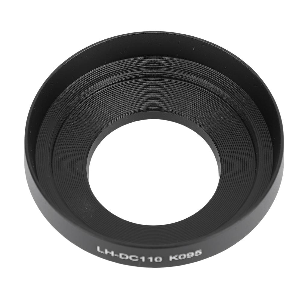 Camera Lens Hood Fit for G1 X Mark III G1XIII G1XM3 Metal Reversible Camera Lens Shade for Blocking Excess Sunlight