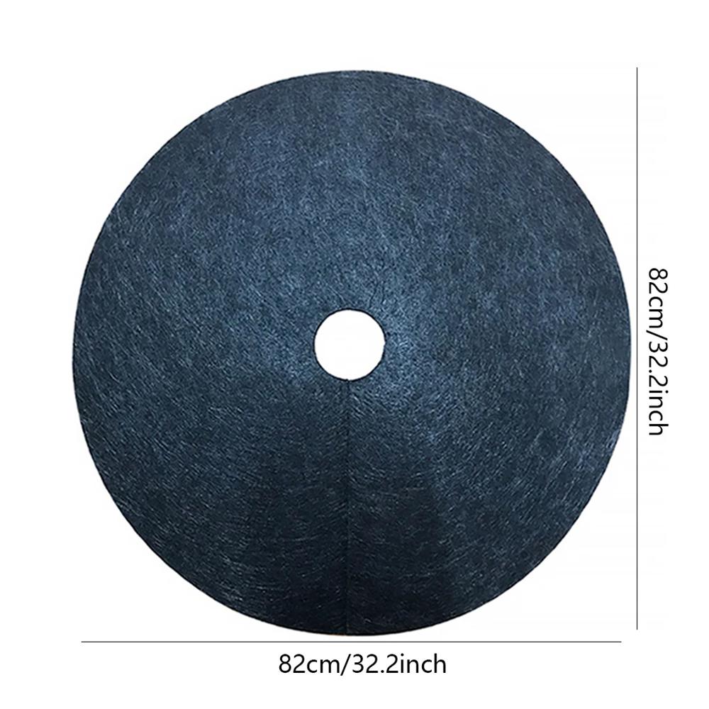 10PCS Tree Protection Weed Mats Ecological Control Non-Woven Cloth Mulch Ring Round Weed Barrier Plant Cover for Orchard Garden