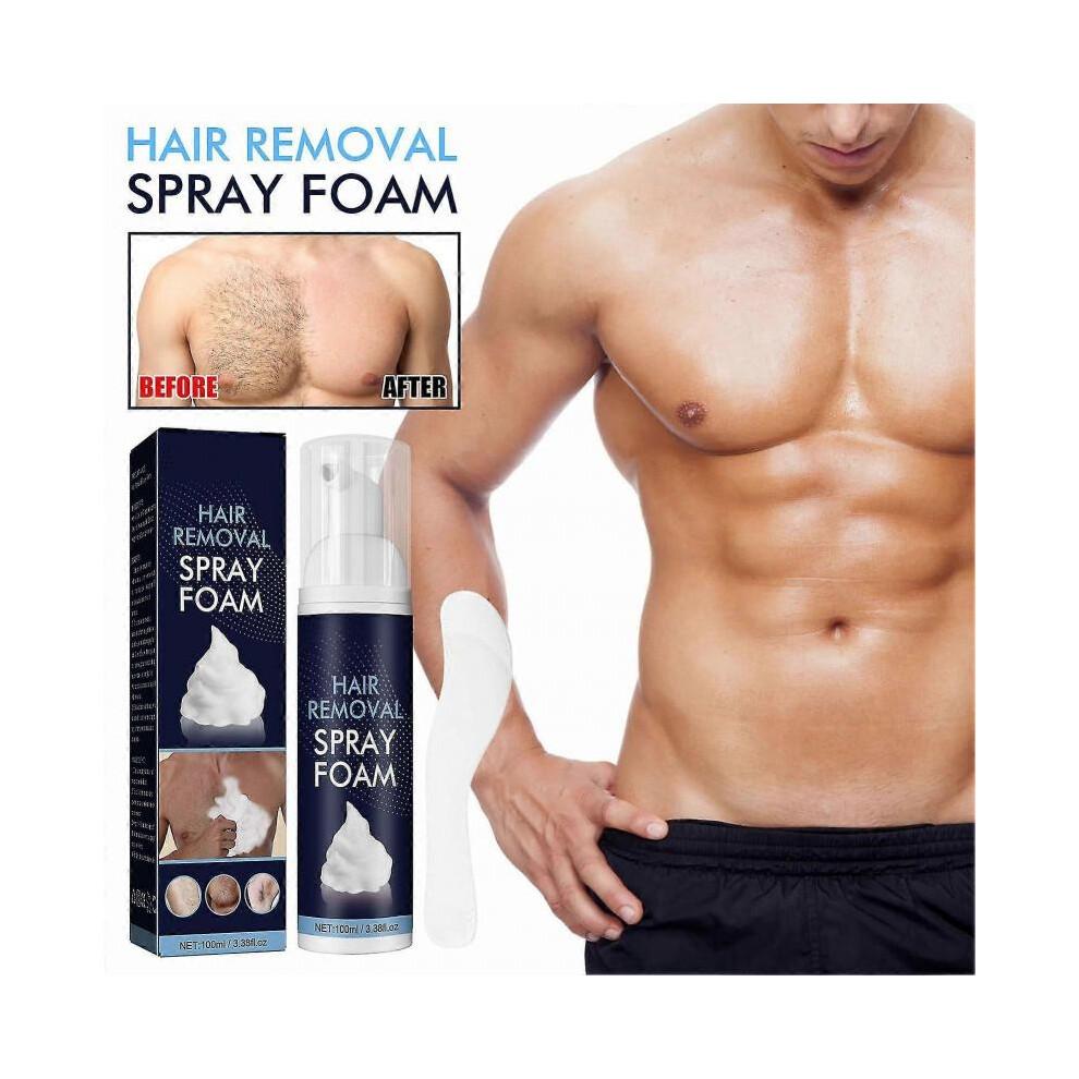 Mousse d'épilation pour hommes pour le visage, les bras et les jambes