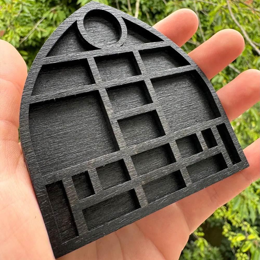 Heart Star Nut Miniature Trinket Shelf Variety Grids Dollhouse Shelf  Doll House