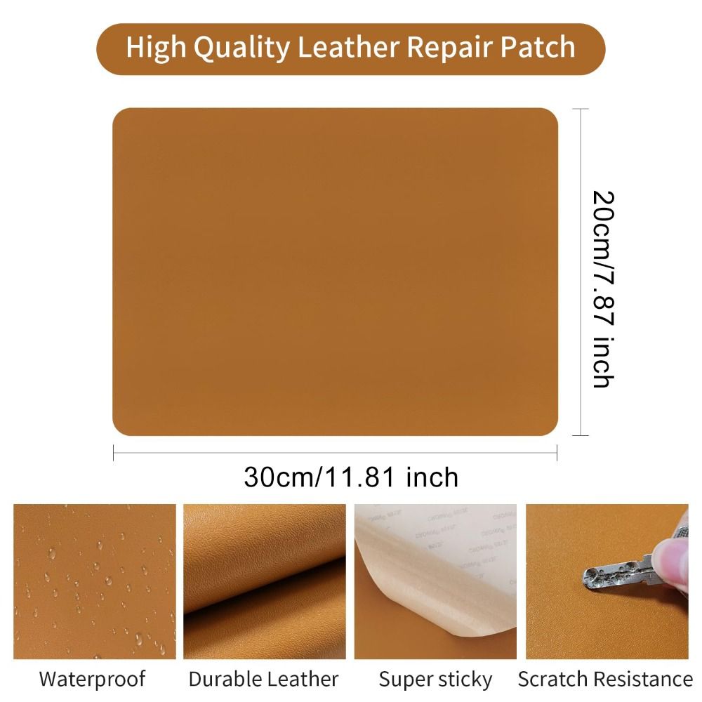 Self Adhesive Leather Repair Patch Matte Couches Repair Kit  Car Seats Chairs Handbags
