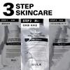BULKHOMME THE FACE WASH & THE TONER & THE LOTION 1 each (Men's Face Care Set 3STEP Present Gift for Men) BULKHOMME THE FACE WASH & THE TONER & THE LOT