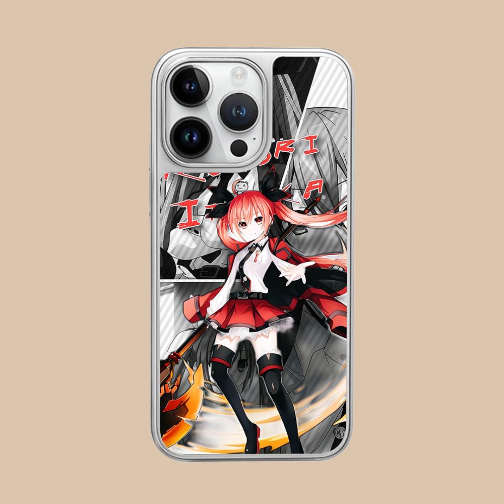 

Date a Live Kotori Itsuka Silver Plating Mobile Phone Case for iPhone 17 16 15 14 13 12 11 Air Pro Max Plus Colorful Cover iPhone 11