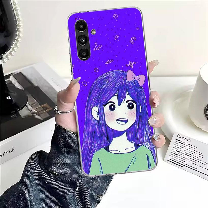 Game O-Omori Cartoon Phone Case For Samsung Galaxy A13 A14 A15 A16 A17 A53 A54 A55 A56 A57 A33 A34 A35 A36 A37 A23 A24 A25 A26 G