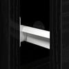 Sideboard in Black Oak Look 101.5 x 35 x 70 cm Engineered Wood