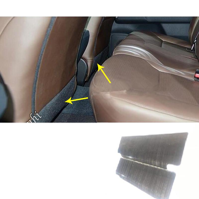 Cover Steel Seat Adjustment Knob Button Switch Trim Kick Pad 2PCs For Toyota Tacoma 2015 2016 2017 2018
