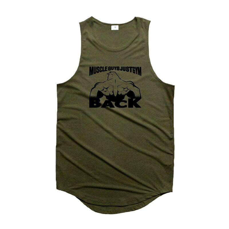 

Muscleguys Летний хлопковый жилет с принтом и широкими плечами для мужчин, спортивный, дышащий, черный, облегающий, верхняя одежда для фитнеса, без рукавов, майка для мужчин XXL армия зеленый