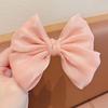 1PC Bright Snow Yarn Bow Hairpin Children's Headwear Lovely Girl Hair Clips Barrettes Hairgrips Hair Accessories