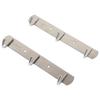 2 Pcs Wall Mounted Hook Rack Stainless Steel Brushed Finish Space Saving Wall Coat Hook for Kitchen