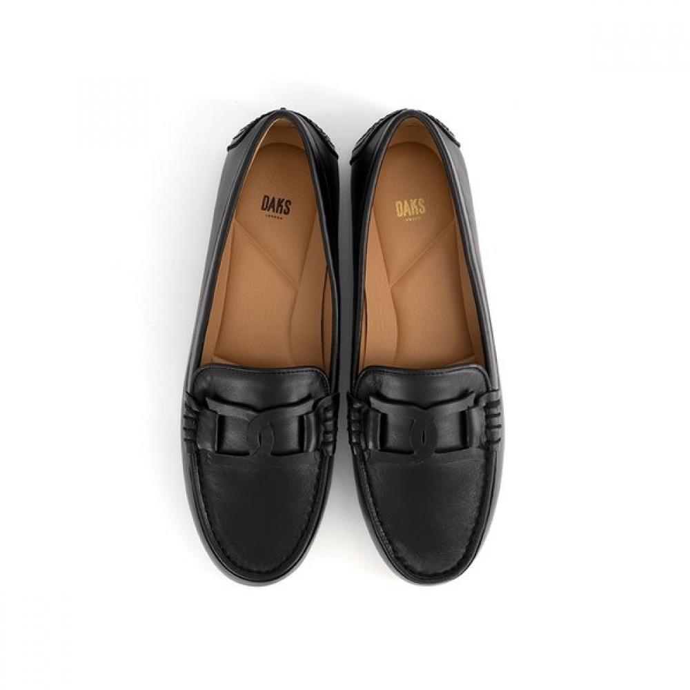 DakS Women S croSS Leather caSual Loafer Dlf514ca10 Black