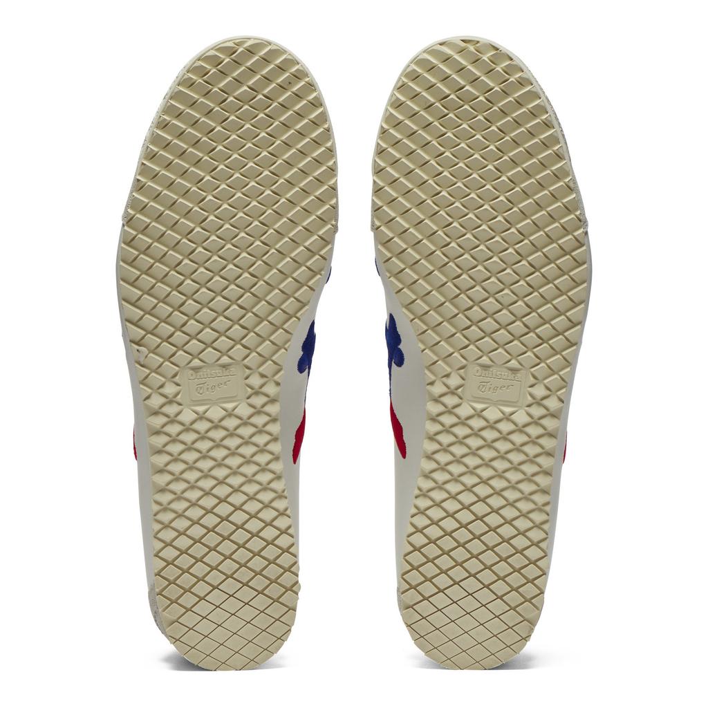 ONITSUKA TIGER Mexico 66 Nm Comfortable Soft Non-Slip Wear-Resistant Low-Top Casual Shoes Unisex Casual Shoes White Blue 1183C320-100