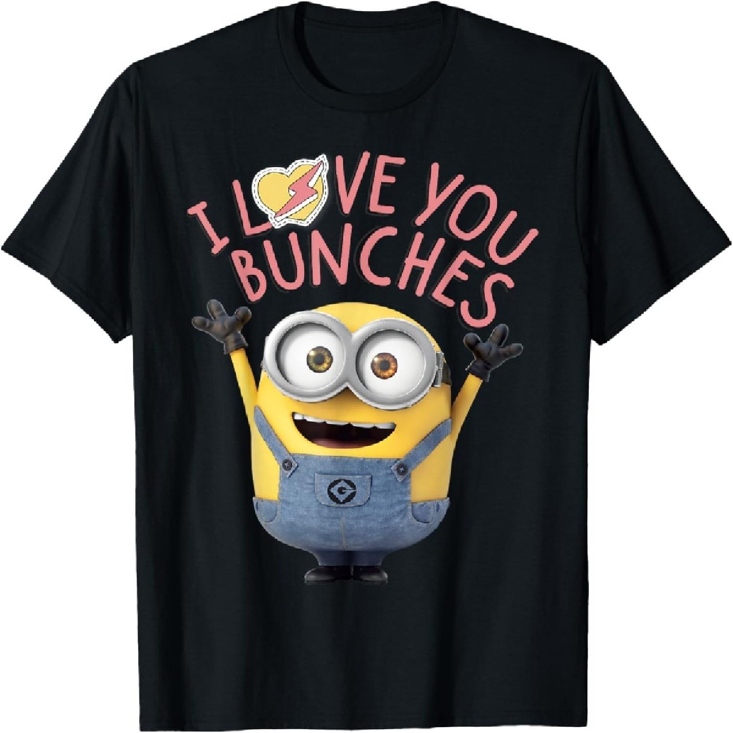 Футболка Миньоны из мультфильма «Гадкий я» «Я люблю тебя очень сильно» XXXXXL разноцветный