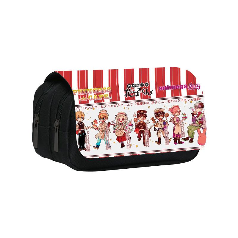 Toilet Bound Hanako Kun Pattern Double Layer Stationery Storage Bag For Students And Professionals