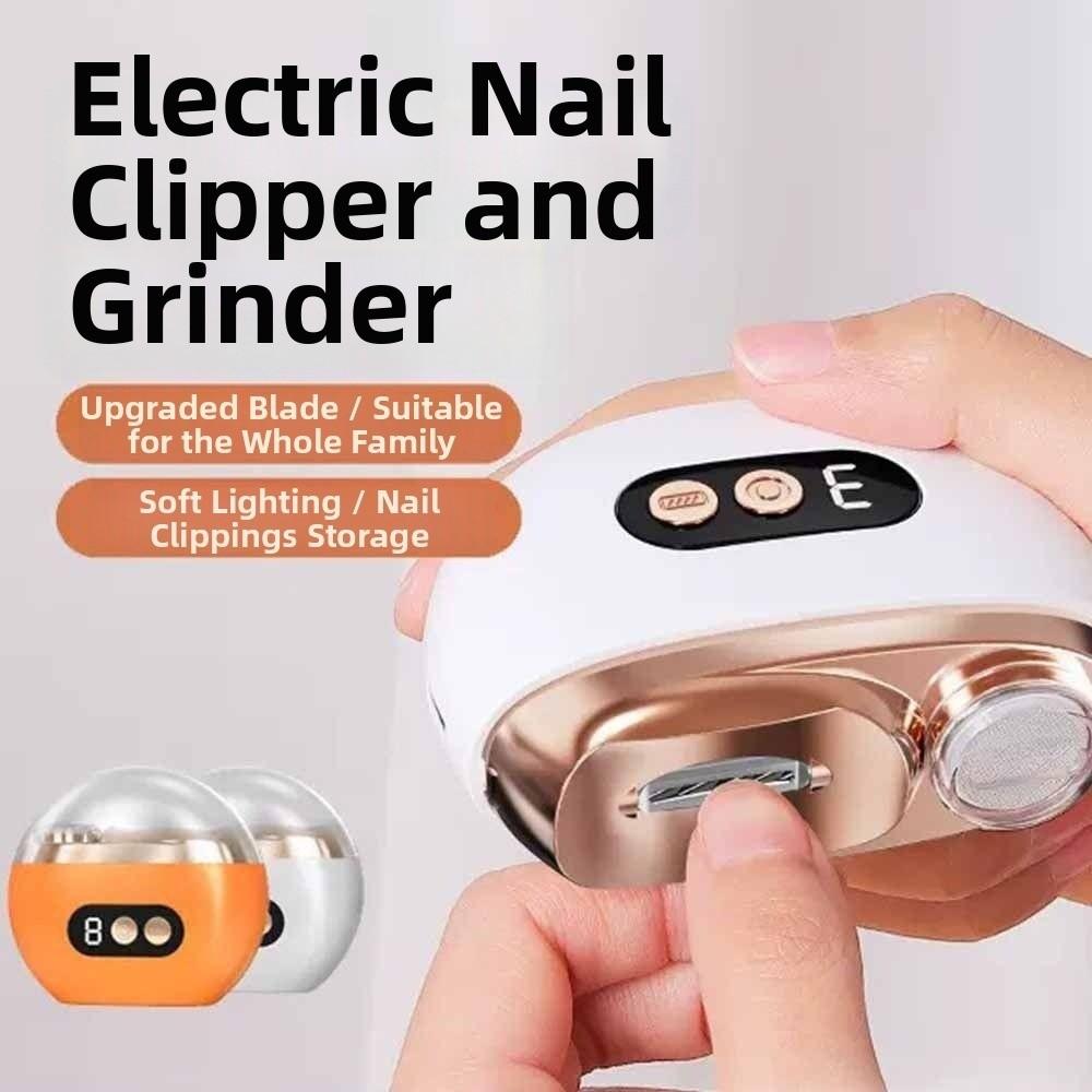 Rechargeable Electric Nail Trimmer Anti-Pinch Nail Care Machine Electric Nail Clippers  Thick Nails
