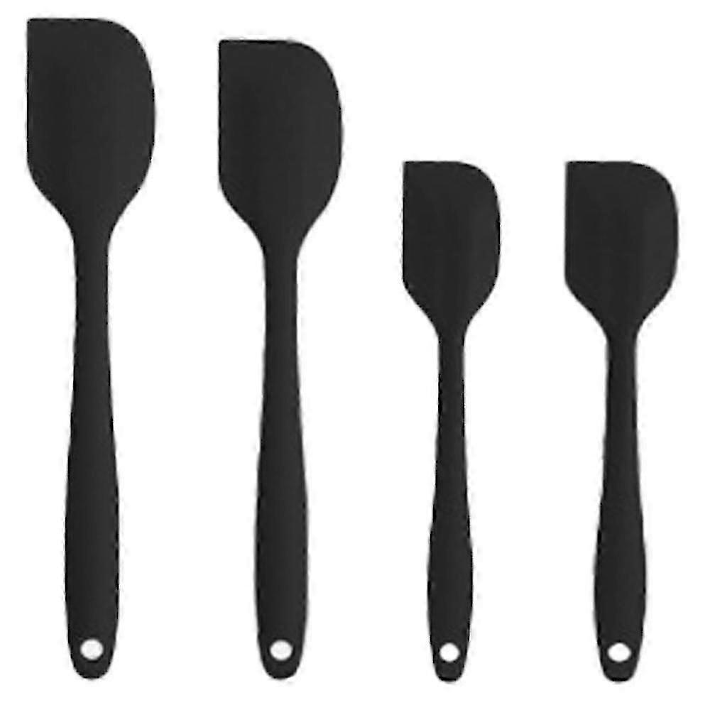 600f High Heat-resistant Premium Silicone Spatula Set, Seamless Design Non-stick Rubber With Cooking/baking Utensil Set Of 4