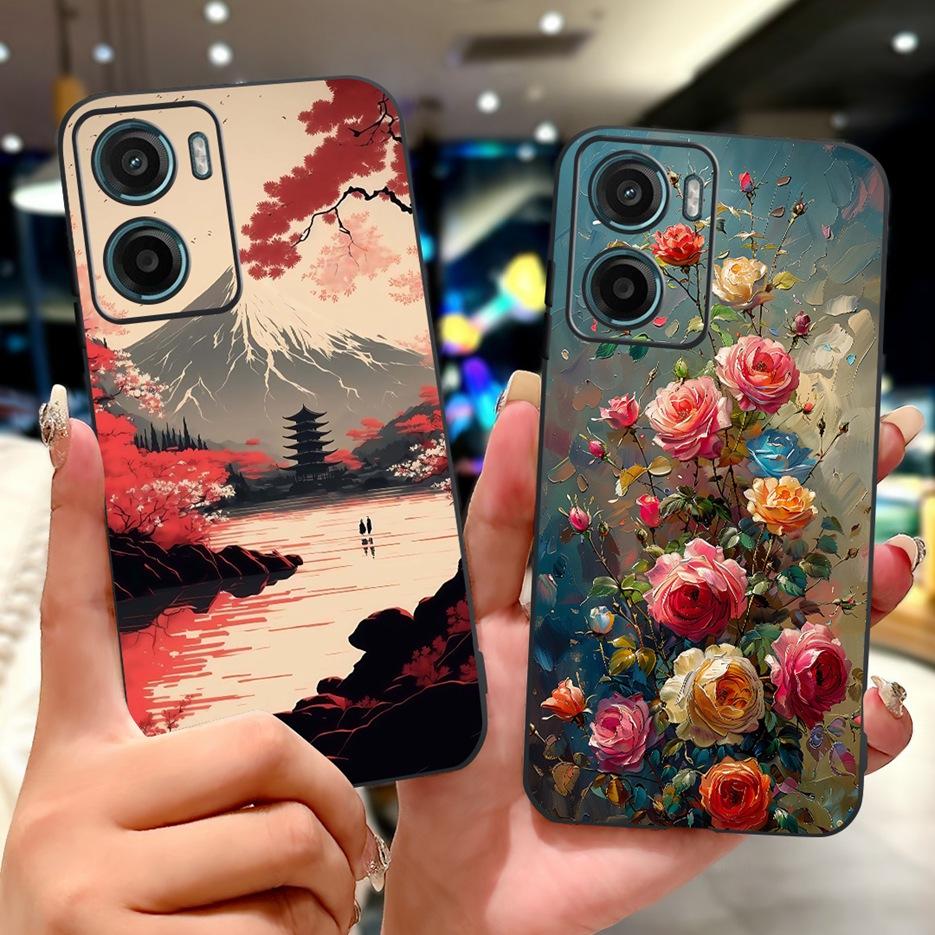 For Motorola Moto G05 Case MotoE15 New Fashion Painted Cover Shockproof Phone Case For Motorola Moto E15 G 05 MotoG05 Soft Shell