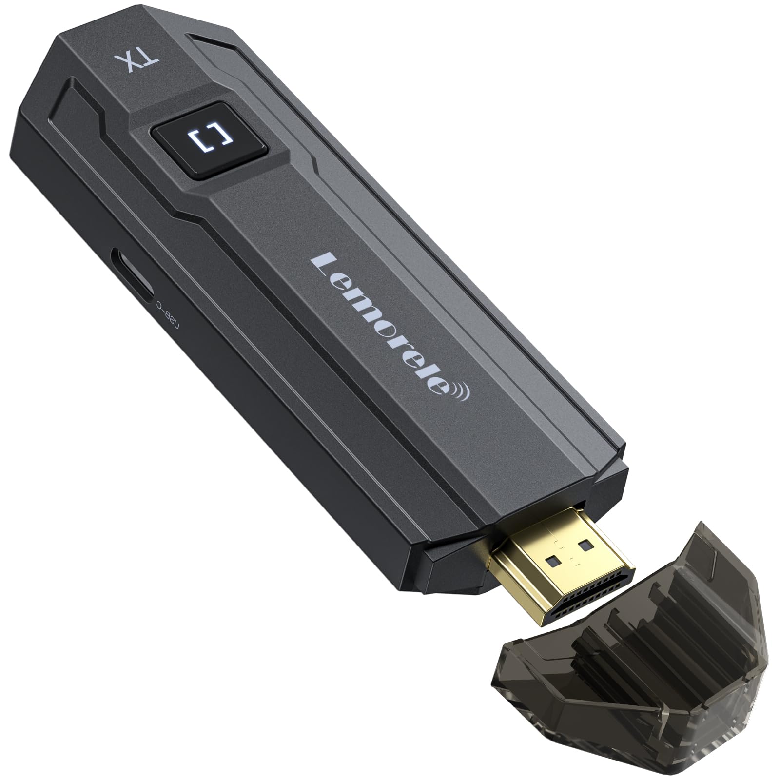 

Бездротовий HDMI-передавач Lemorele Маленький 50M HDMI Бездротовий Режим дзеркалювання Режим розширення B0C8TR3KZ7 Можна додати 8 передавачів для використання розширення