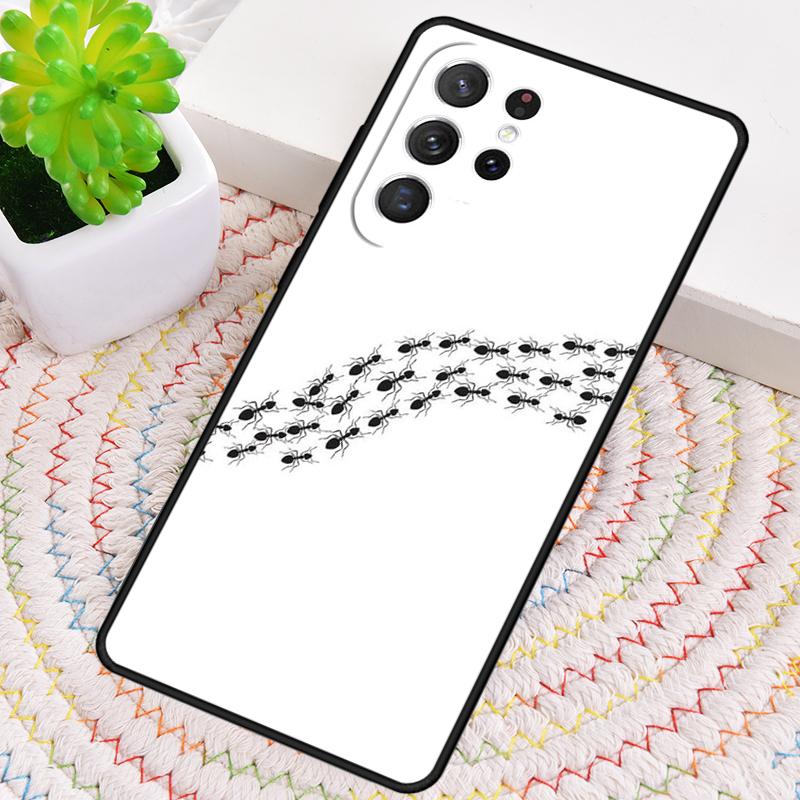 Creepy Ant Insects Scary Phone Case for Samsung Galaxy note 10 pro S26 Ultra S23 S24 FE S25 S21 S22 PLUS shockproof Cove