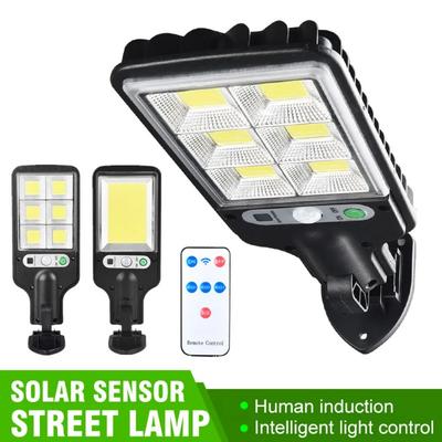 Lámpara de Pared LED Solar para Exterior, Patio, 3 Modos de Luz, Control Remoto, Inducción por Cuerpo Humano, Jardín, Terraza, Puerta de Garaje, Farola