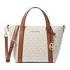 MK Pratt Logo Torba Tote na zamek Biegowa Torba na zakupy Torba na ramię Crossbody Torba płócienna powlekana Mała damska torba tote 35S4G3FM1B-0200
