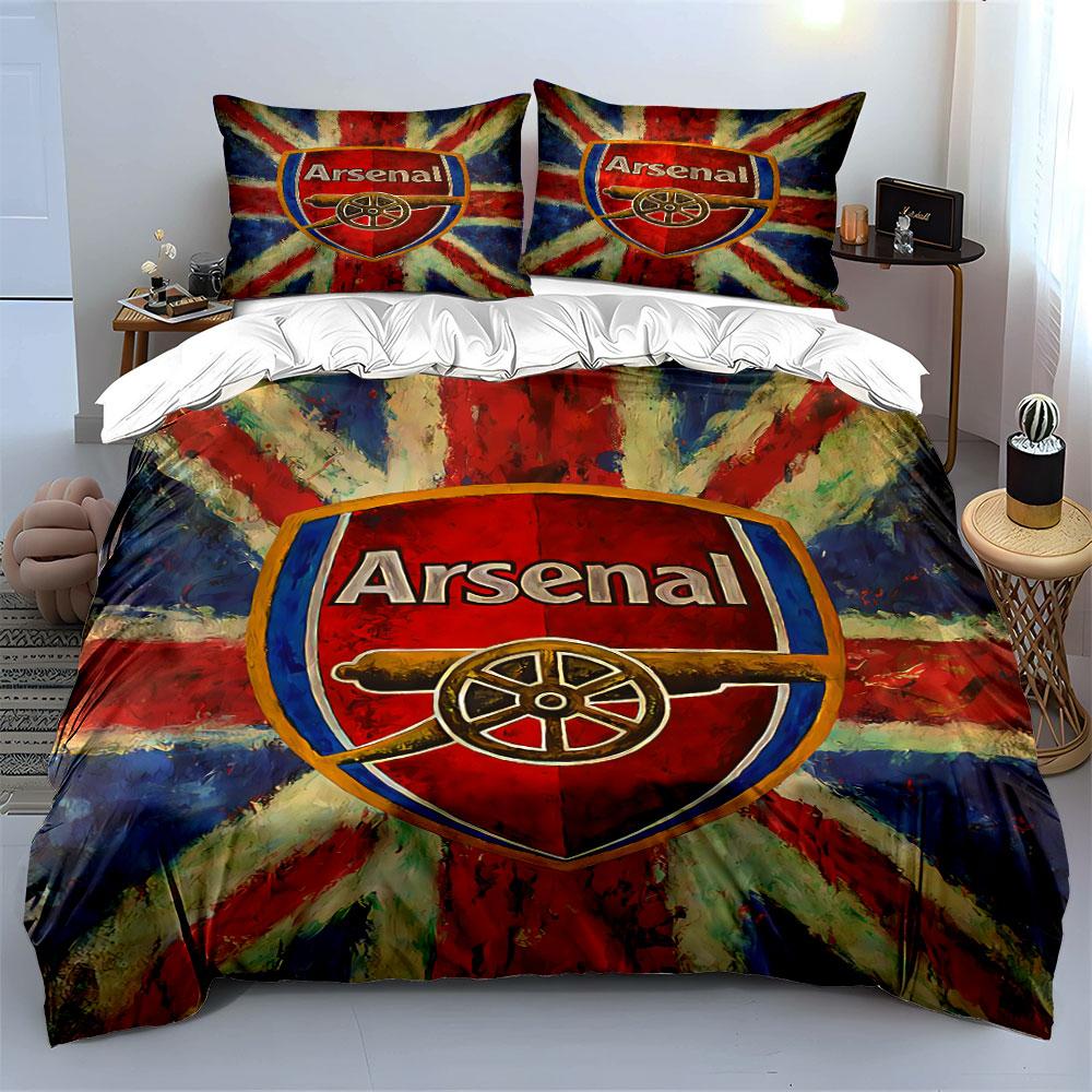 "Arsenal Logo Bedding Set" Bedding Duvet Cover Set Duvet Cover Pillowcases (1 * Duvet Cover 2 * Pillowcases, Without Duvet Insert)