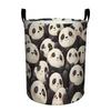 A 1pc Laundry Basket Featuring a Panda Design, Spacious Enough for Back-To-School And Graduation Needs, Ideal for Holding Clothes,, And Various Other 