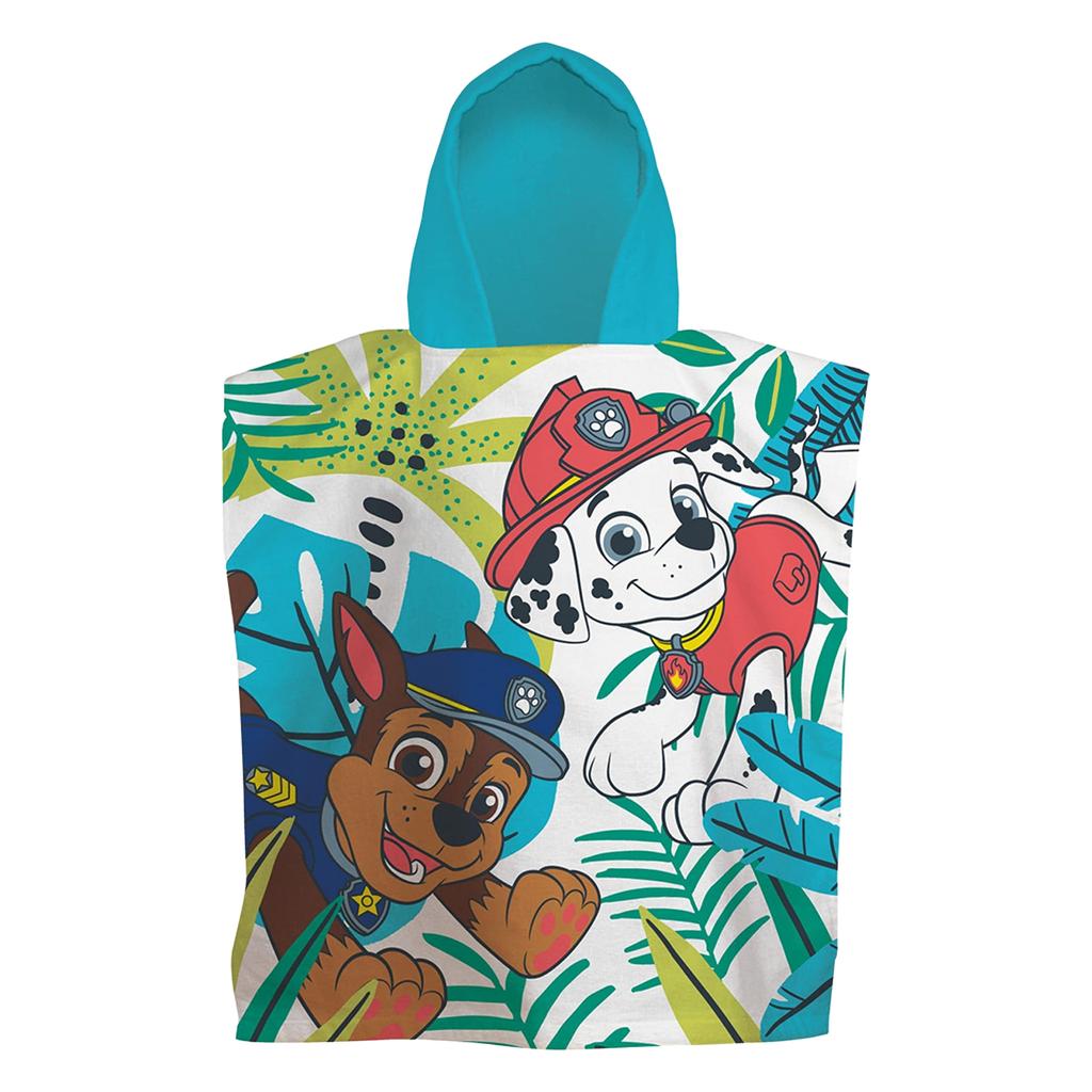 Paw Patrol Childrens/Kids Jungle Hooded Towel