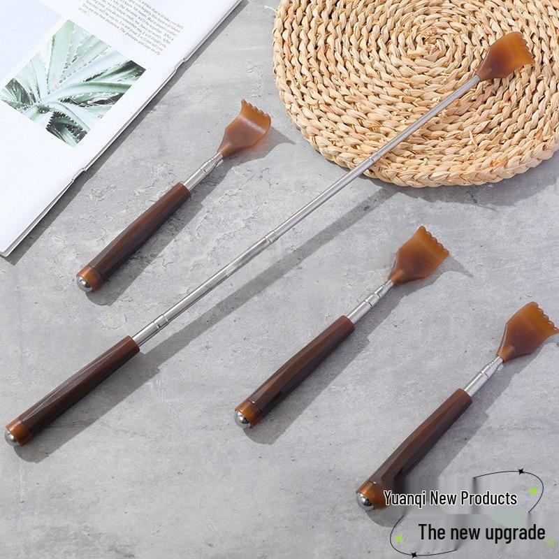 Magnetic Retractable Cow Horn Back Scratcher: Multi-functional Relief for Easy Self-Use