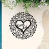 Personalized Metal Sign, Couple Name Date Heart, Tin Wall Art, Wedding Gift, Engagement Decor