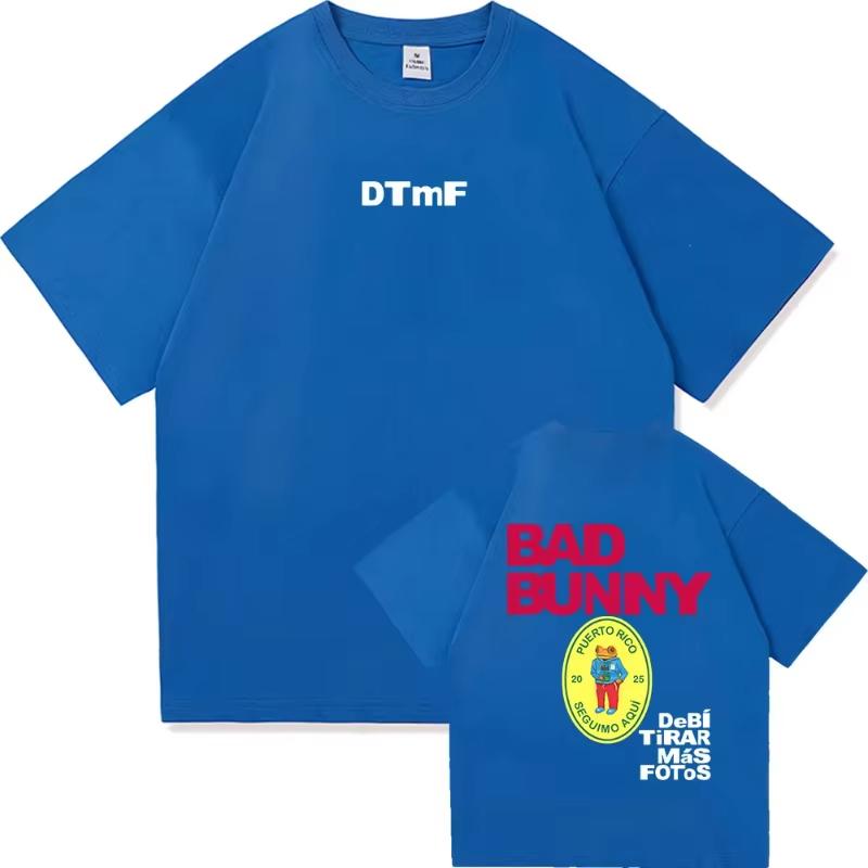 

DTMF Debí Tirar Más Fotos Bad Bunny T Shirt Fashion Women Retro Funny Frog Tshirt Unisex DeBÍ TiRAR MáS FOToS Cotton Tees Shirts 4XL