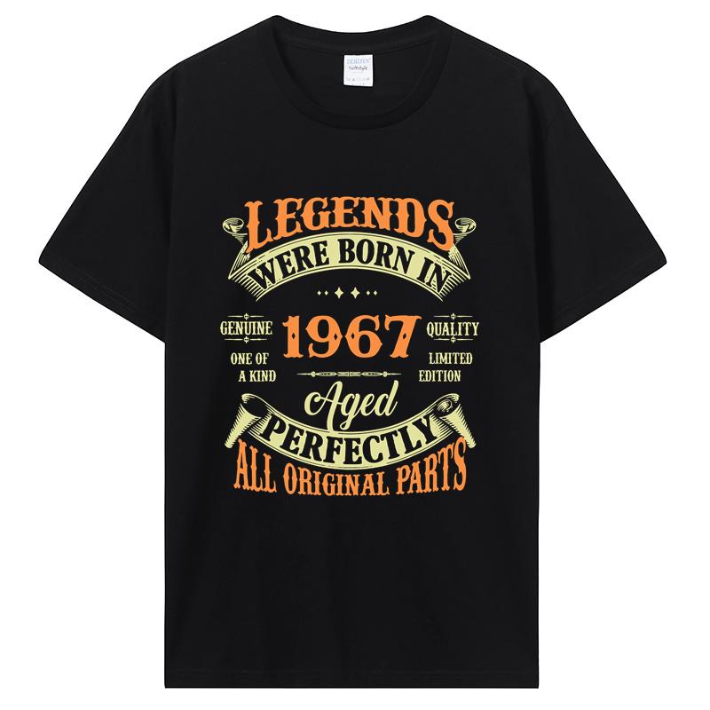 Vintage 1967 TShirt Limited Edition Limited Edition Men Women Birthday Gifts Graphic T Shirt Clothing
