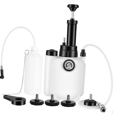 3L Vacuum Brake Oil Change Pot Set Bleeder Bottle Refiller 1L Waste Auto