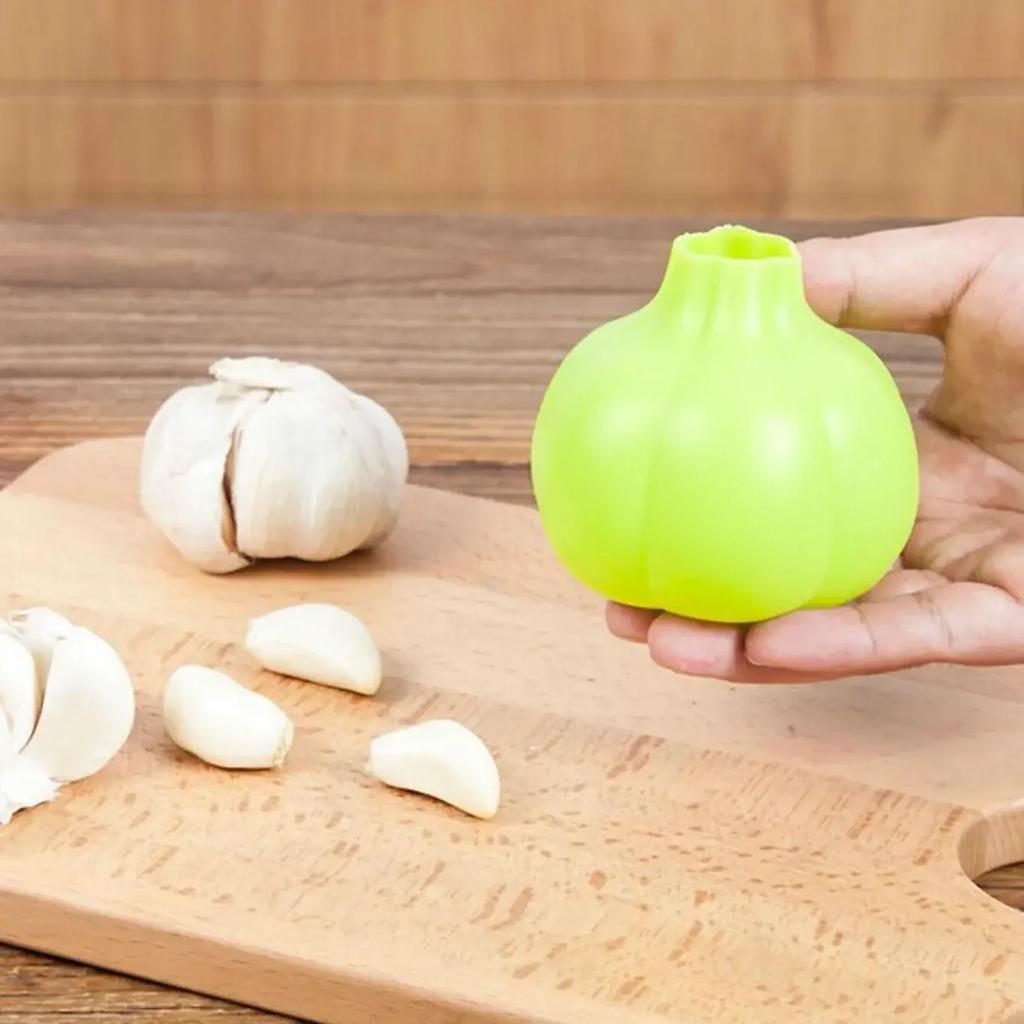 1 st-Silikon Vitlöksskalare - Mjuk, Oladdad, Köksredskap för Enkel Vitlöksskalning i Husbilar och Kommersiell Användning