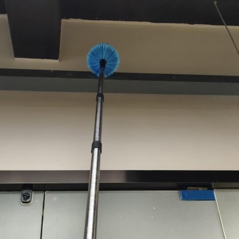 Rain Gutter Cleaning Brush Tool 14-16ft Roof Gutter Cleaning Shovel Gutter Cleaning Tool Flexible Cleaning Drain Brush Roofing