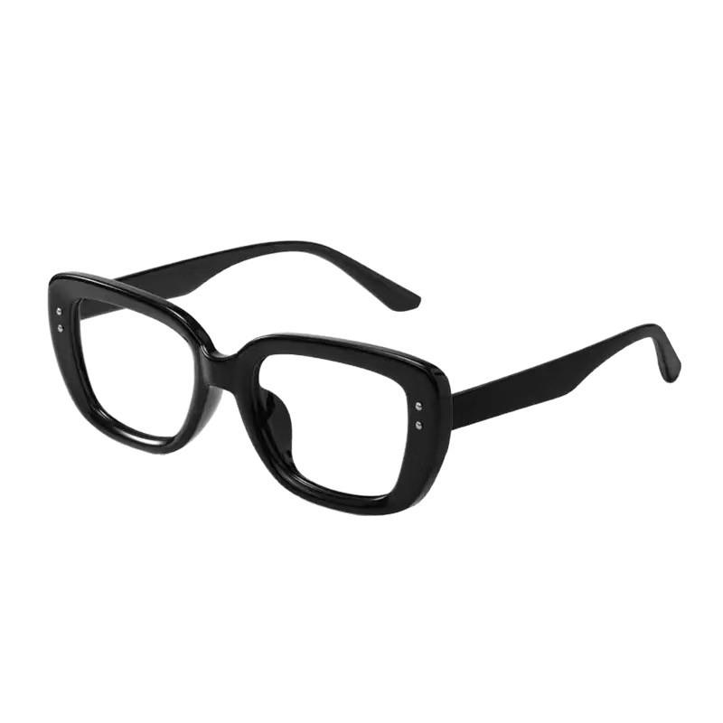 New high definition anti-blue reading glasses thick frame square frame versatile glasses young models for the elderly