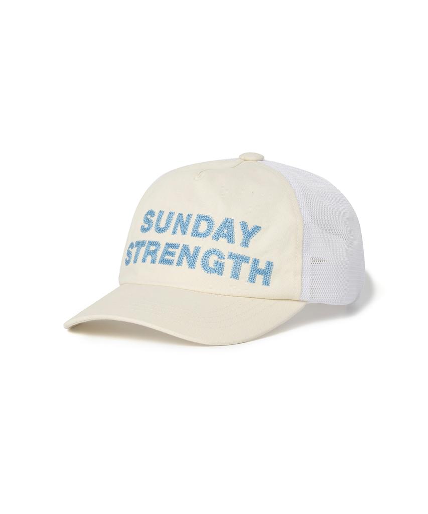 MILLO WOMEN Sunday Trucker Cap [Ecru]