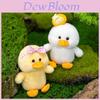 Small Duck Plush Toy Keychain With Soft Short Plush For Bag Decoration