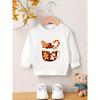 European Sizes Christmas Dreamy and Sweet Printed Pattern, Skin Friendly and Durable for 0-3 Year Old Kids. Versatile Thin Round Neck Hoodie